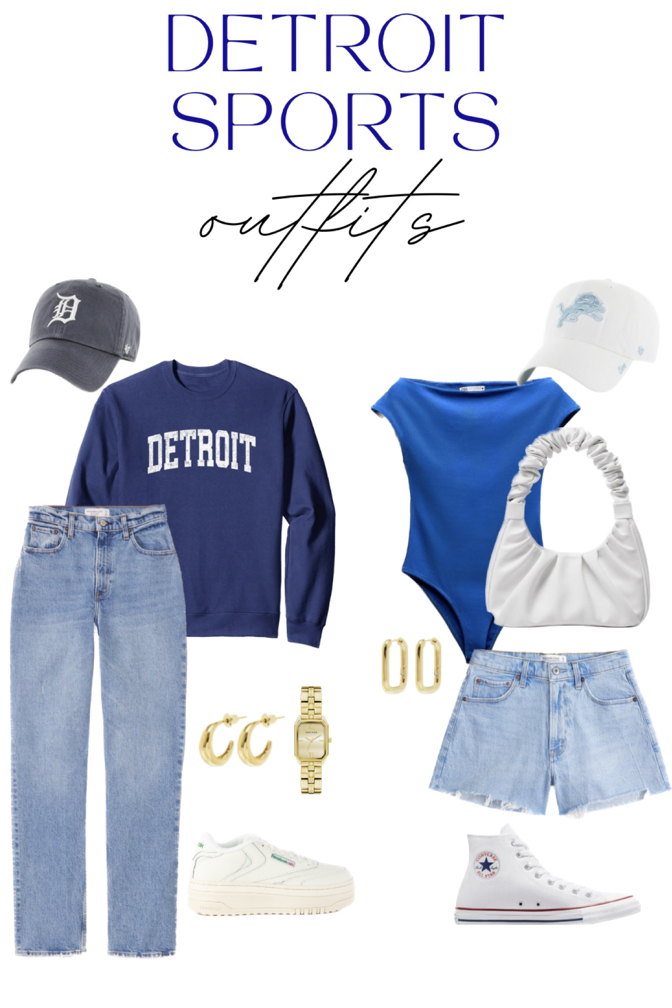 Baseball or football, here are some fun outfits for any sports season in Detroit! 🏈⚾️💙

#LTKSeasonal #LTKstyletip #LTKbeauty
