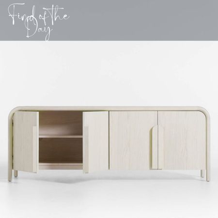 Upgrade your storage unit or sideboard with this sophisticated whitewash piece! The arched integrated handles add an architectural feel to it that we love.

#LTKSeasonal #LTKhome #LTKfamily