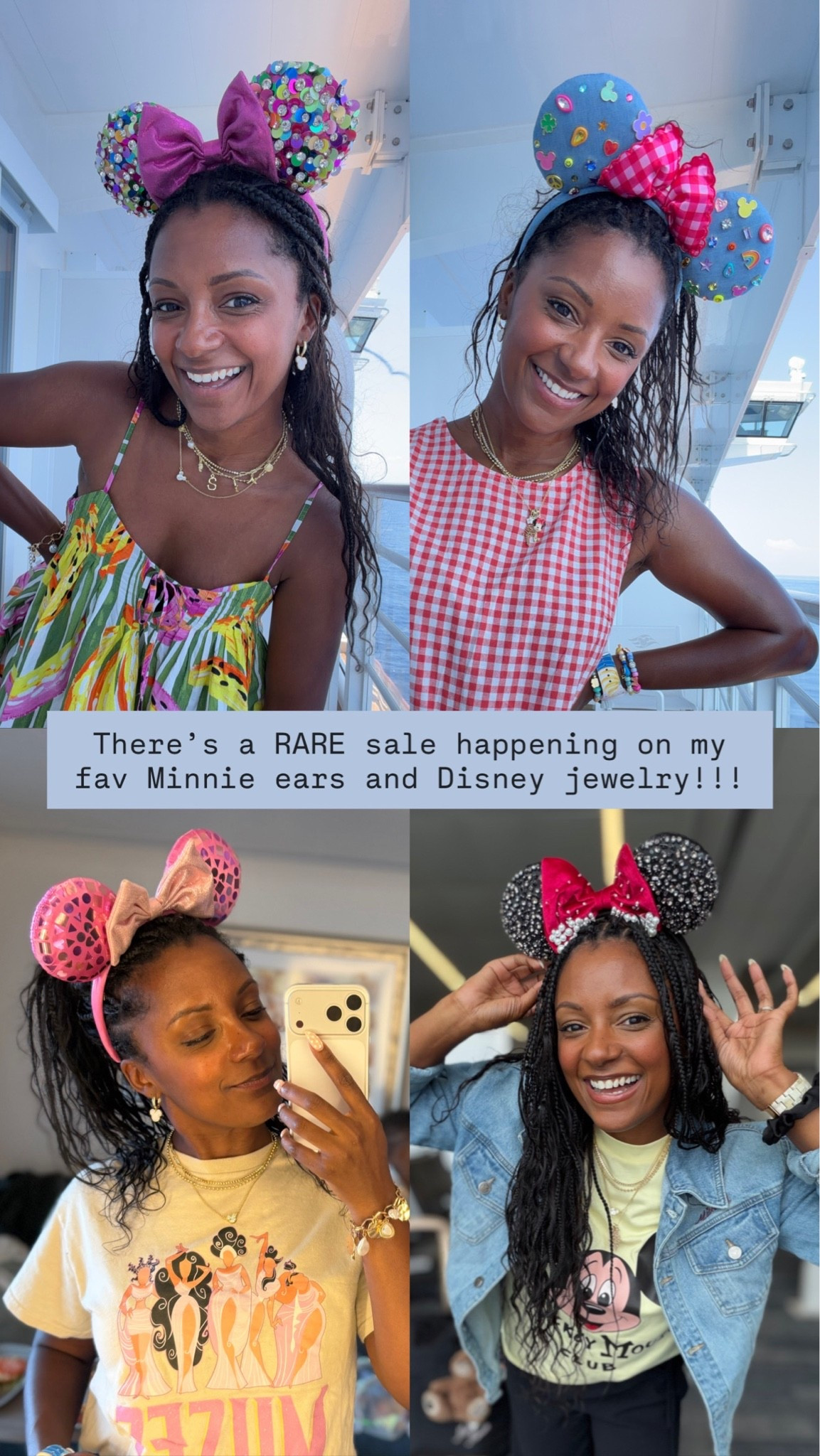 There’s a RARE sale happening on my fav Minnie ears and Disney jewelry!!!