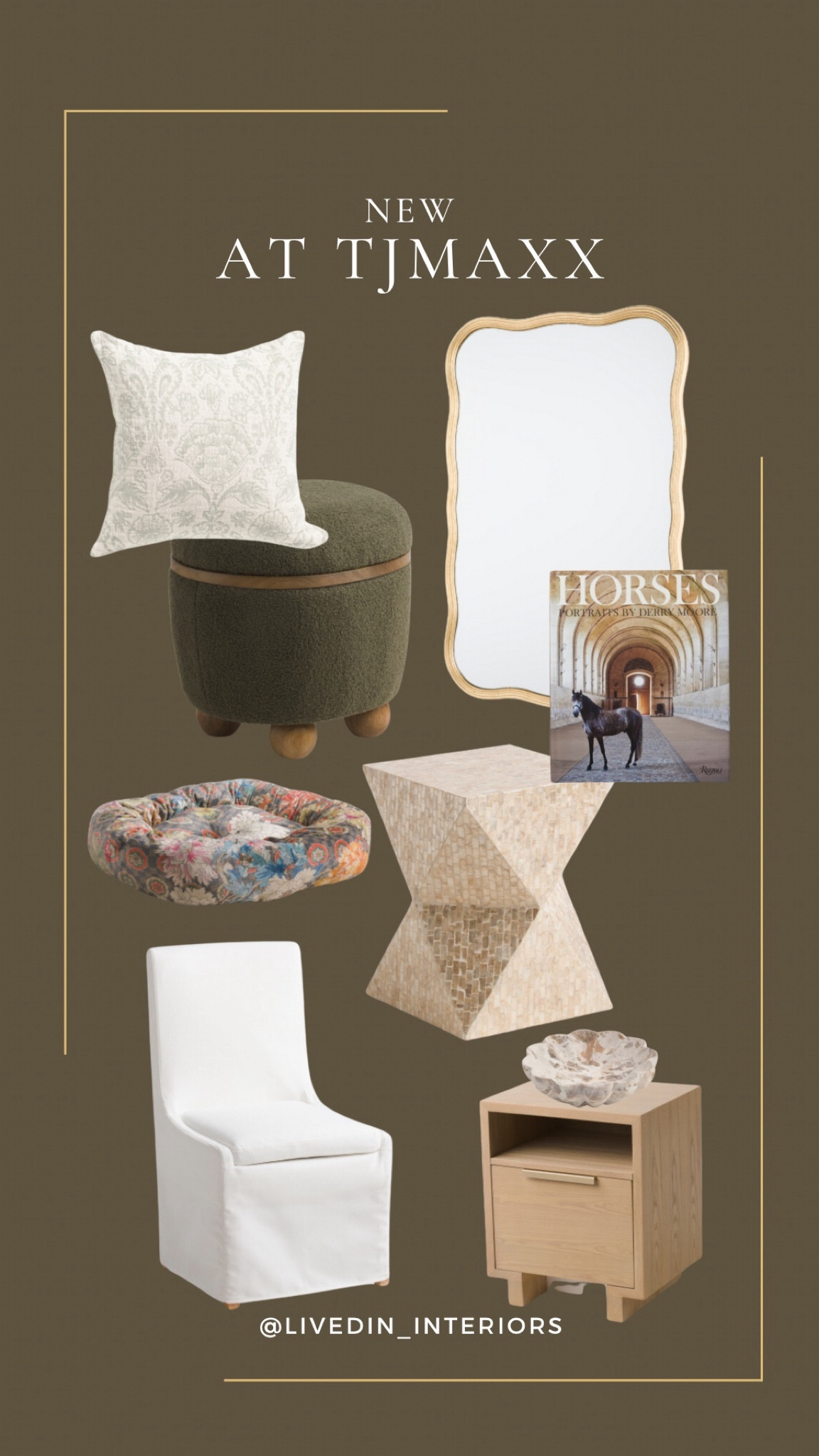New home arrivals at TjMaxx. Giving modern grandma cottage core….

#LTKfindsunder100 #LTKhome #LTKfindsunder50