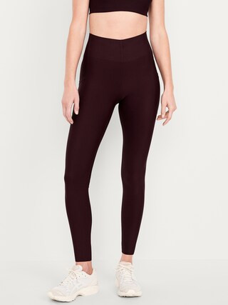 High-Waisted PowerSoft Sculpt 7/8 Pocket Leggings | Old Navy (CA)