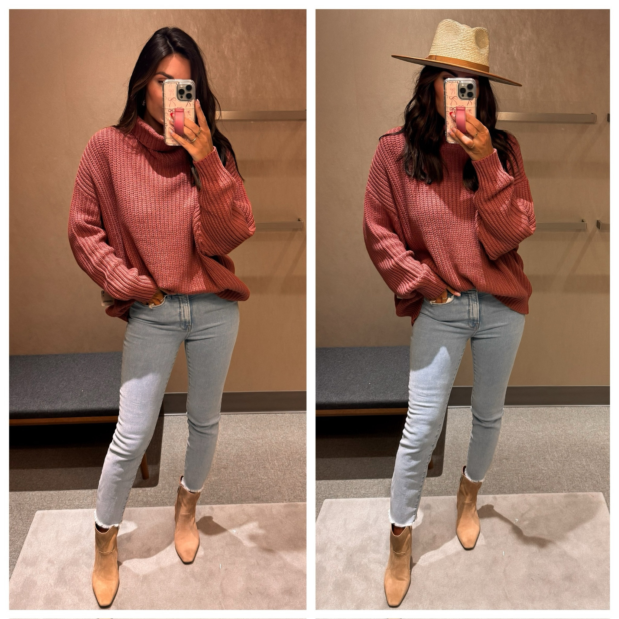 Free People Sweater (small) | Good American Jeans (6) | Brown Booties (tts) | Nordstrom Anniversary Sale | NSale Style | Fall Outfit

#LTKxNSale #LTKSeasonal #LTKSaleAlert