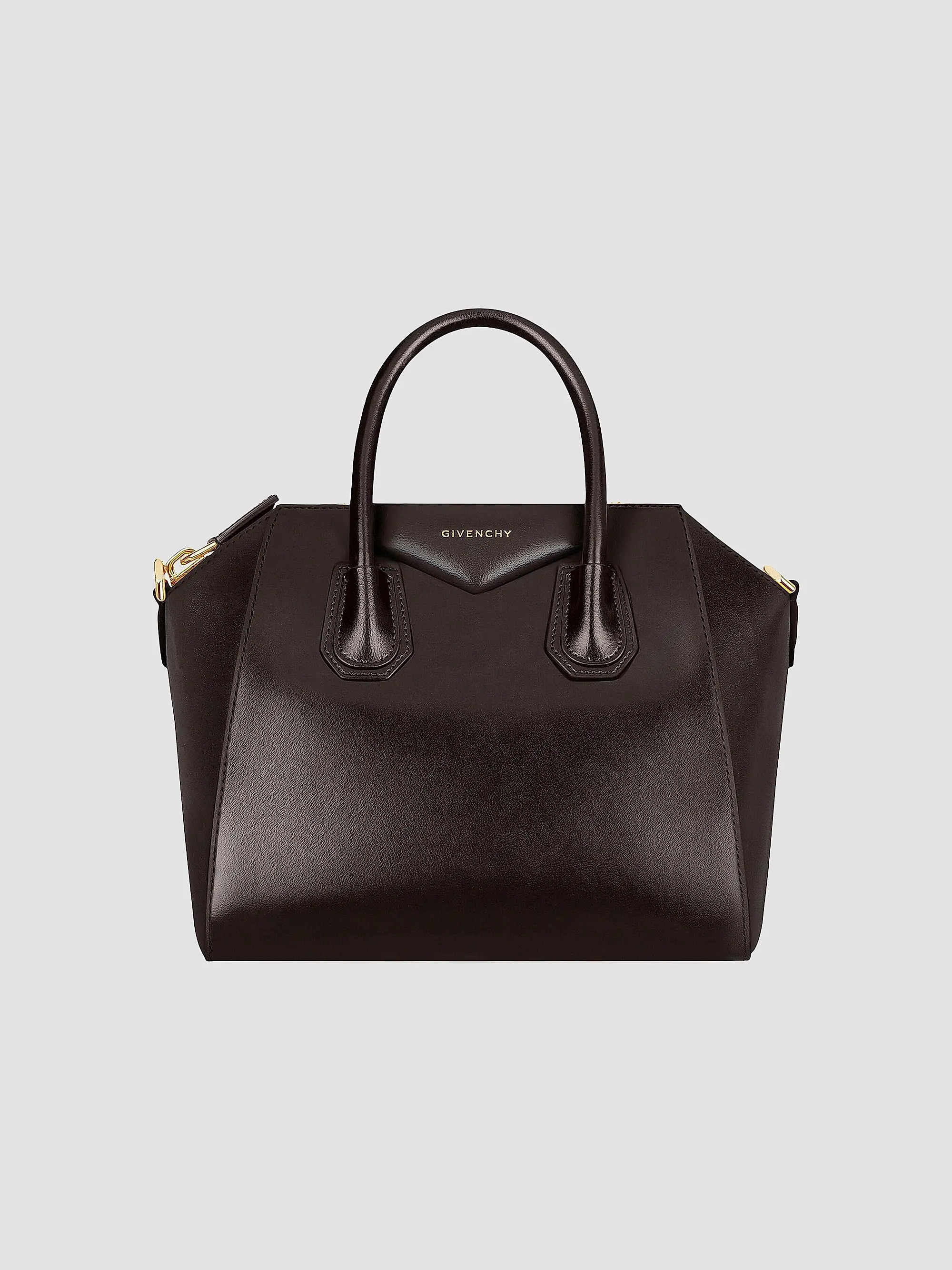 Small Antigona Top Handle Bag in Box Leather | Saks Fifth Avenue