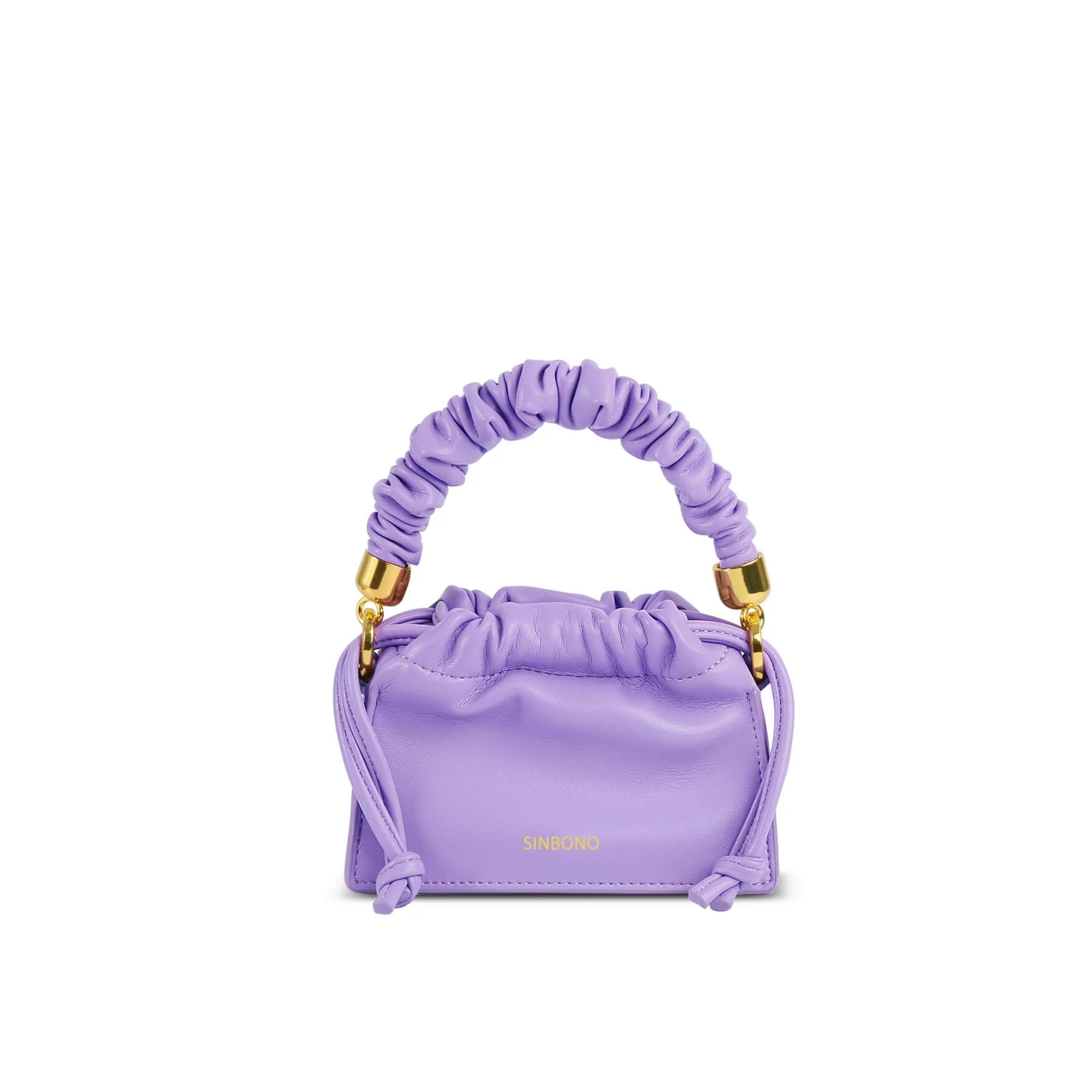 Mini Drawstring HandBag - Purple | SINBONO INC.
