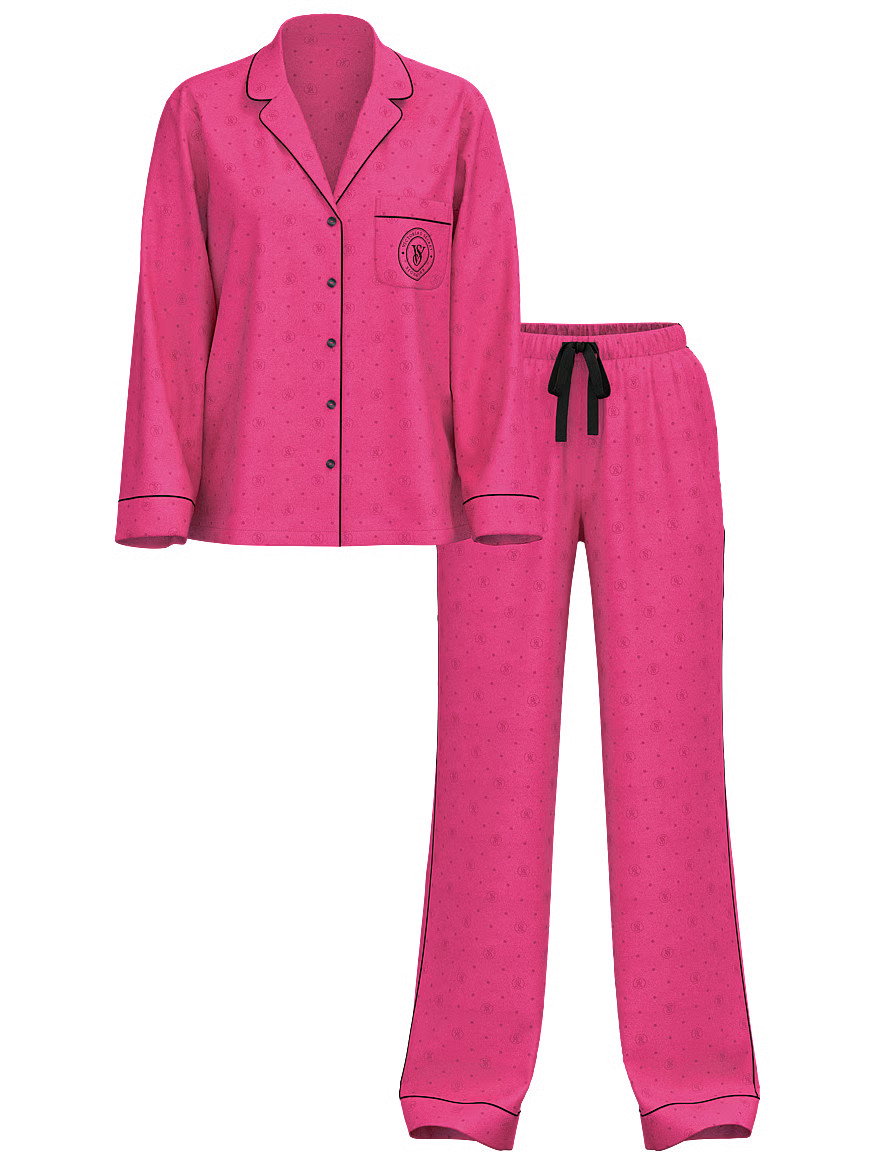 Buy Satin Long Pajama Set - Order Pajamas Sets online 5000000279 - Victoria's Secret US | Victoria's Secret (US / CA )