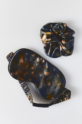Silk & Willow Silk Sleep Eye Mask & Hair Scrunchie Set | Anthropologie (US)