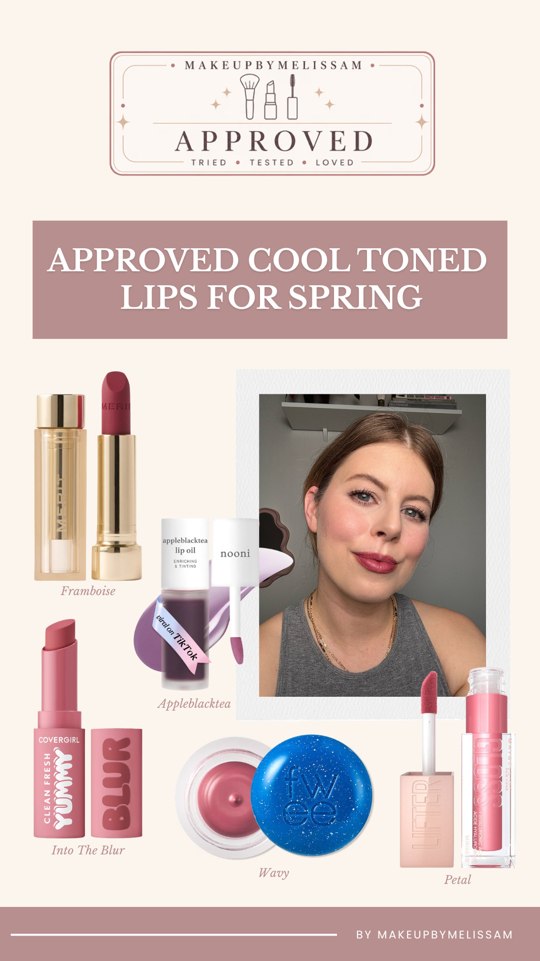 Approved cool toned lips for spring 

 #LTKSeasonal #LTKU #LTKBeauty