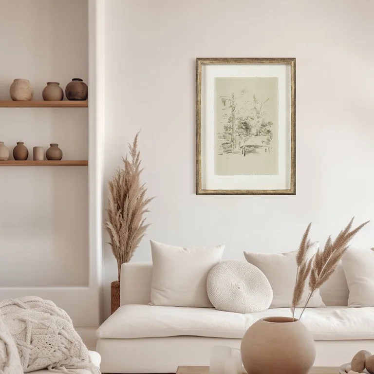 My Texas House Two In the Garden Framed Art 18x24 | Walmart (US)