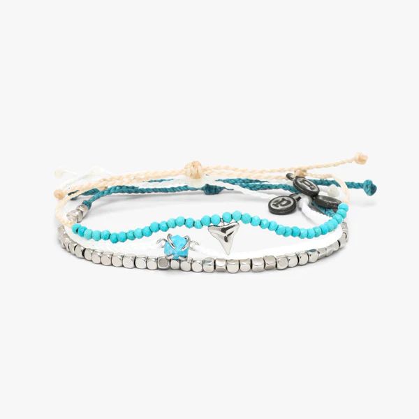 Turquoise Tides Anklet Pack | Pura Vida Bracelets