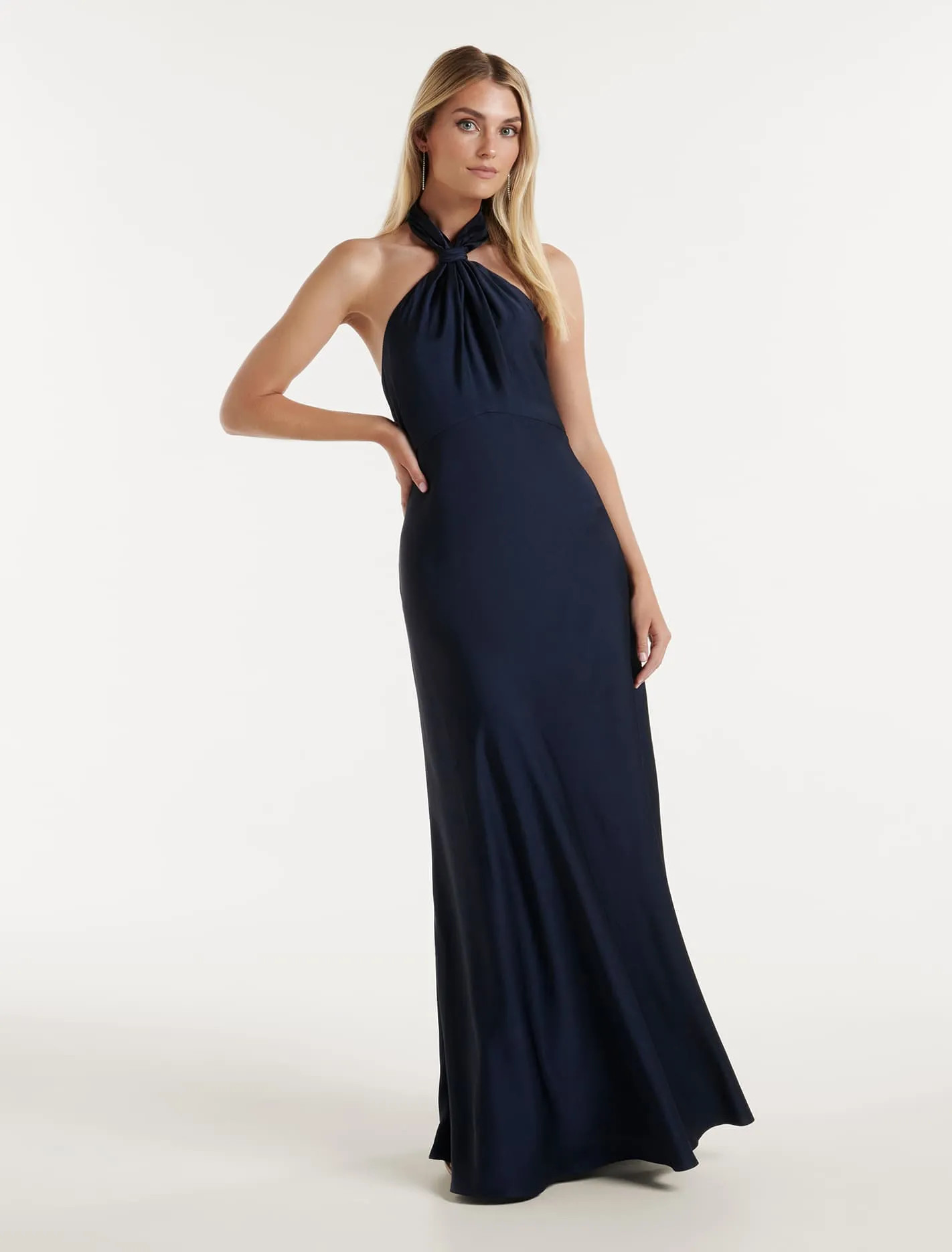 Yvette Tie-Neck Gown | Forever New (UK & IE)