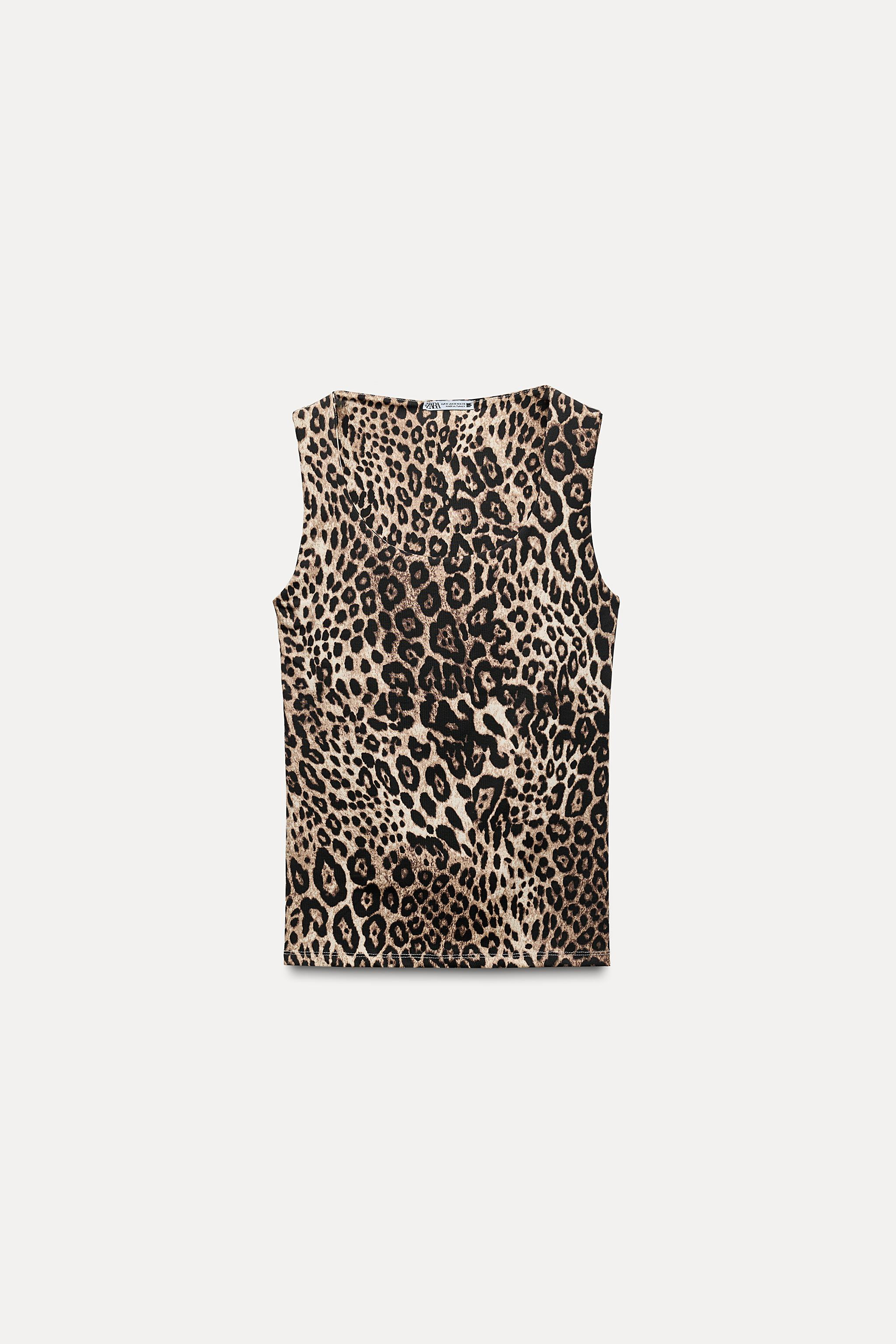 WIDE STRAP POLYAMIDE VEST TOP | Zara UK