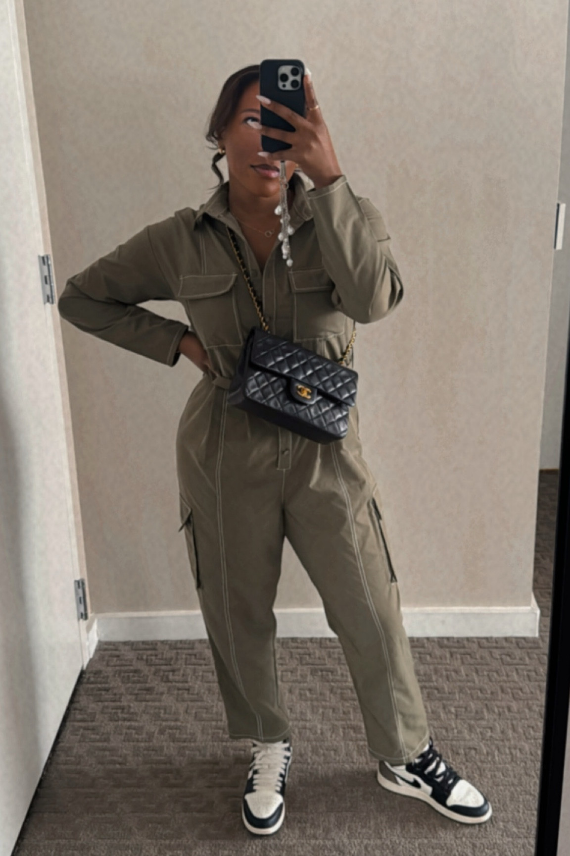 Shopping day! I can’t find the exact jumpsuit (it’s like 4 years old from PLT) but I found dupes! Featuring my favorite vintage baby — my small 1994 Chanel classic flap from @xofashionica on IG!

#LTKStyleTip #LTKFindsUnder100 #LTKItBag