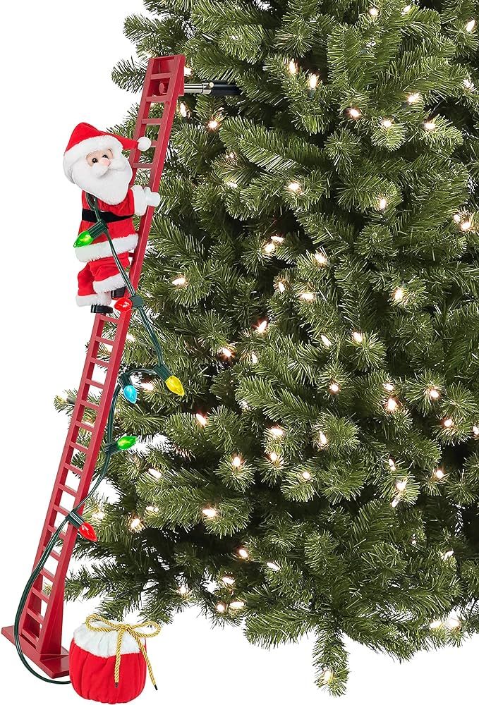 Mr. Christmas 37266 Super Climber Musical Animated Indoor Christmas Decoration, 42 Inches, Soft W... | Amazon (US)