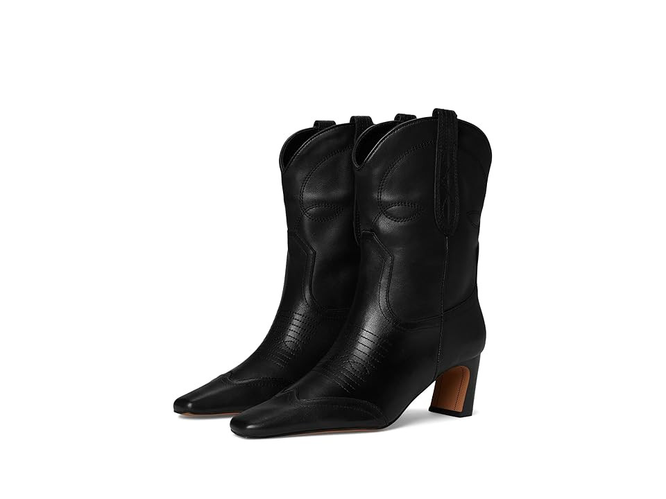 Steve Madden Josefine (Black Leather) Women's Boots | Zappos