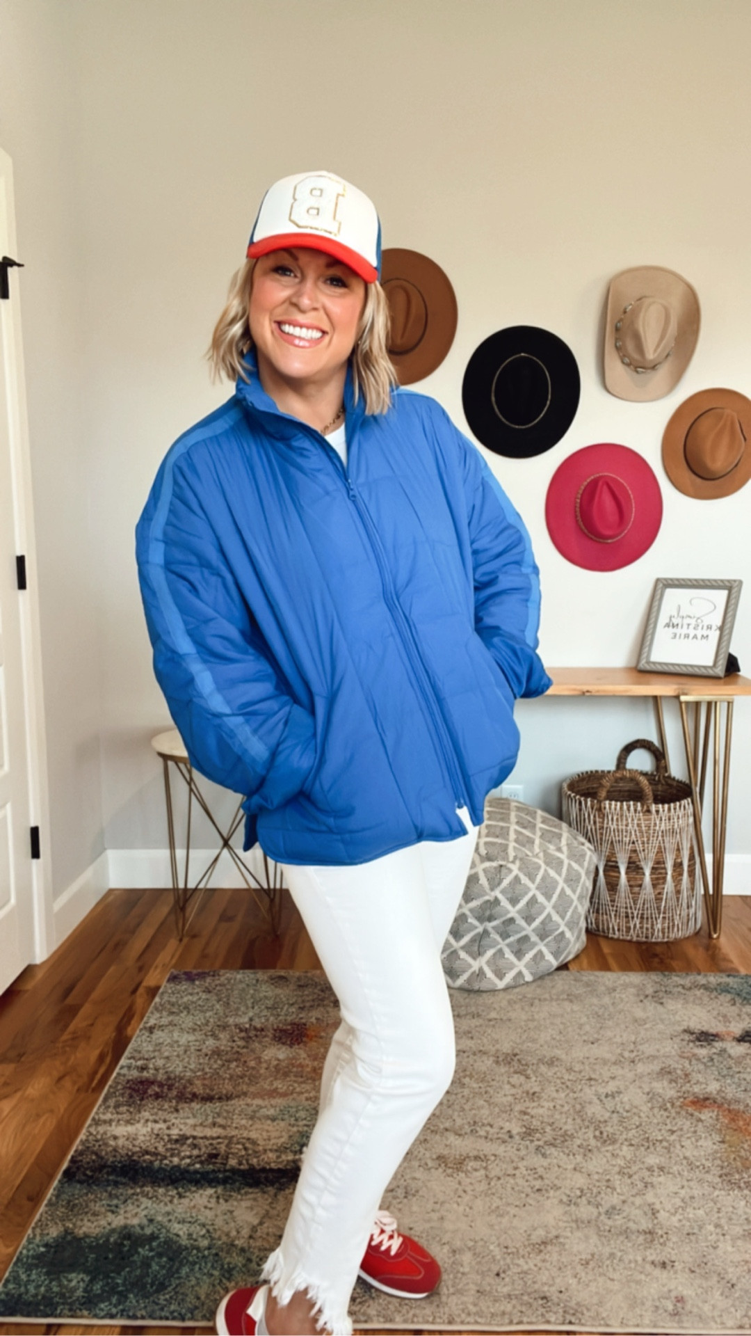 The perfect game day jacket! #FallFashion #GameDay #LookForLess #FPDupe #ILoveFall #Layering #Jacket 

#LTKFindsUnder50 #LTKSeasonal #LTKOver40