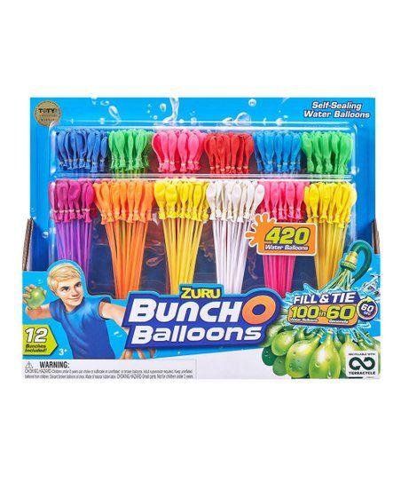 Assorted Multicolor 420-Ct. Nozzles & Balloons Set | Zulily