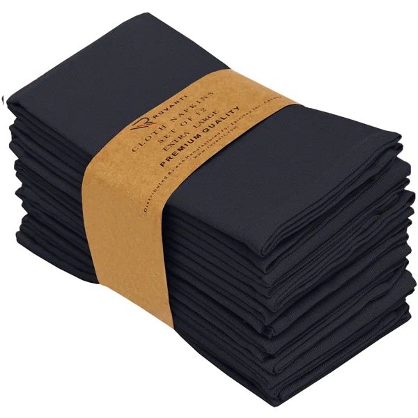 Cotton Enrich Cloth Napkins (Set of 12) | Wayfair North America