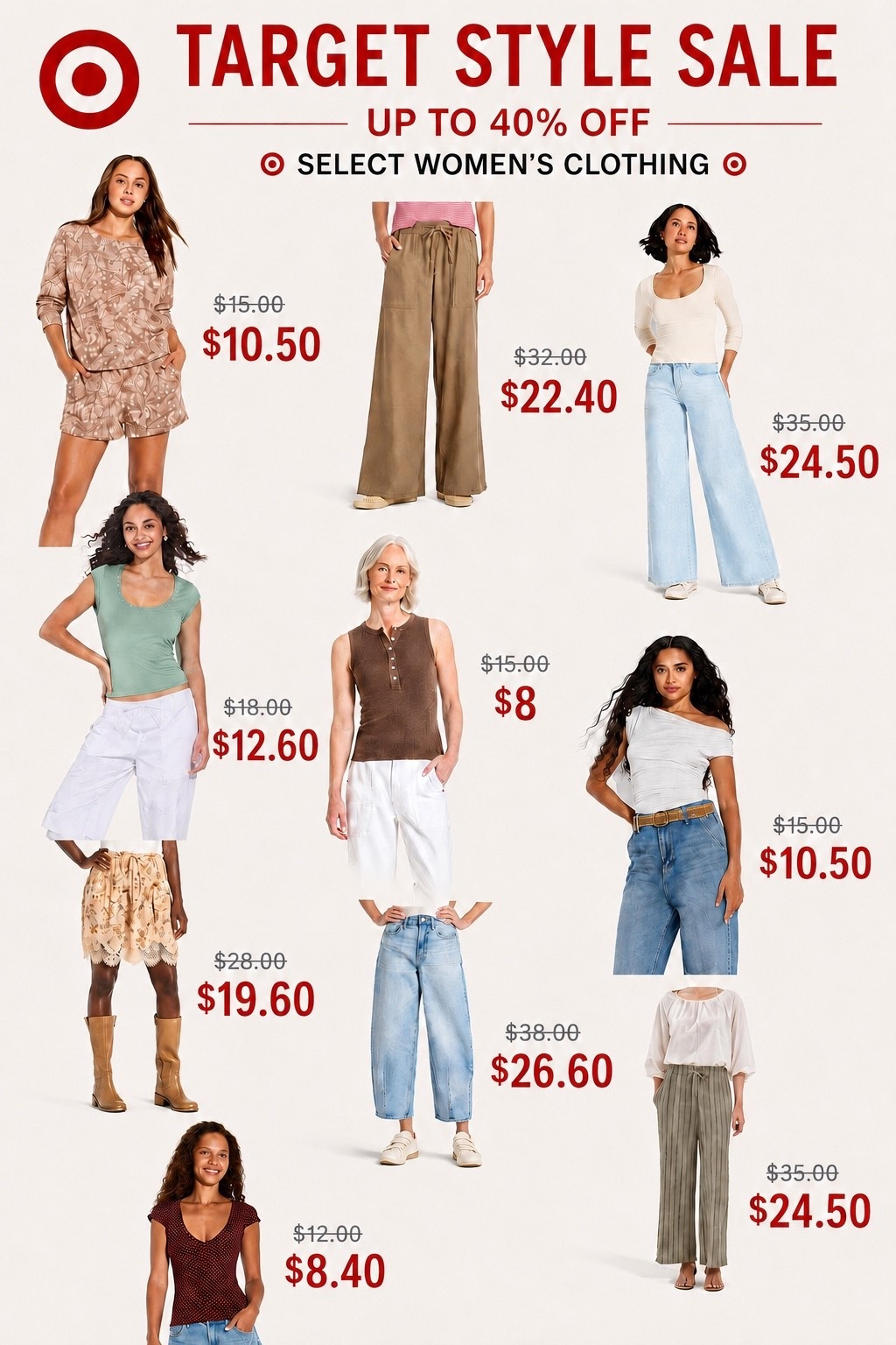 Up to 40% off select Women’s clothing at Target! 🎯 So many good pieces that will transition into fall 🍂

#LTKgrwm #LTKootd #LTKSaleAlert