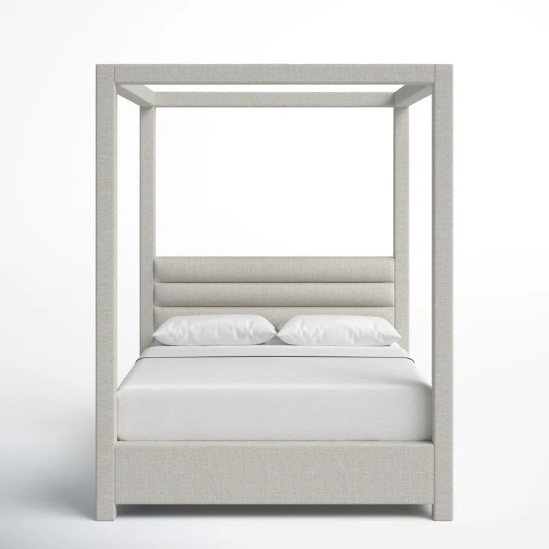 Herma Upholstered Canopy Bed | Wayfair North America