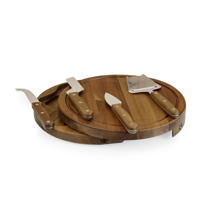 Swivel Cheese Board and Knives Set | Mark and Graham