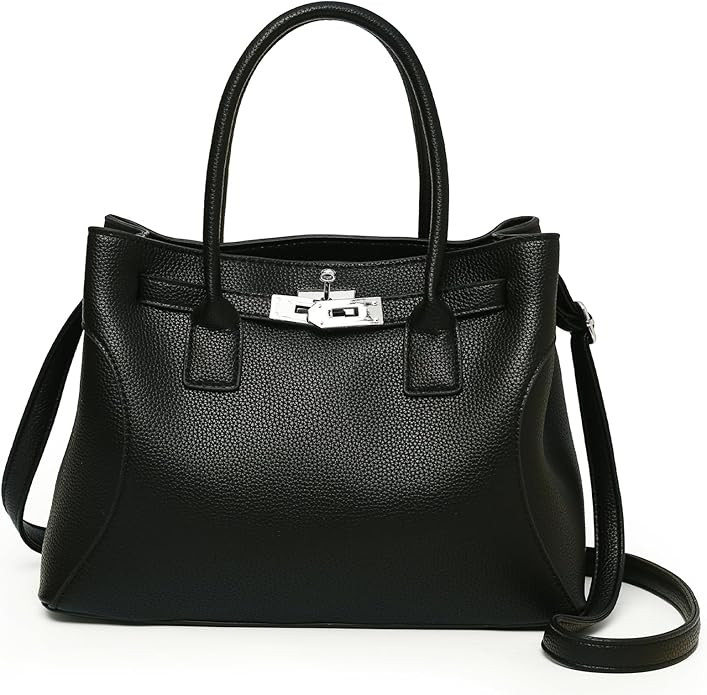 Eslcorri Women Top-Handle Satchel Bag Medium Tote Handbags Trendy Shoulder Purse PU Leather Ladie... | Amazon (US)