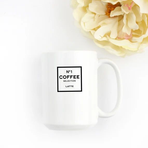 Number 1 Coffee Mug/latte/chanel Inspired Mug/designer | Etsy | Etsy (US)