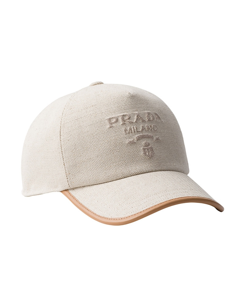 Prada Linen Blend Baseball Cap | Bloomingdale's (US)