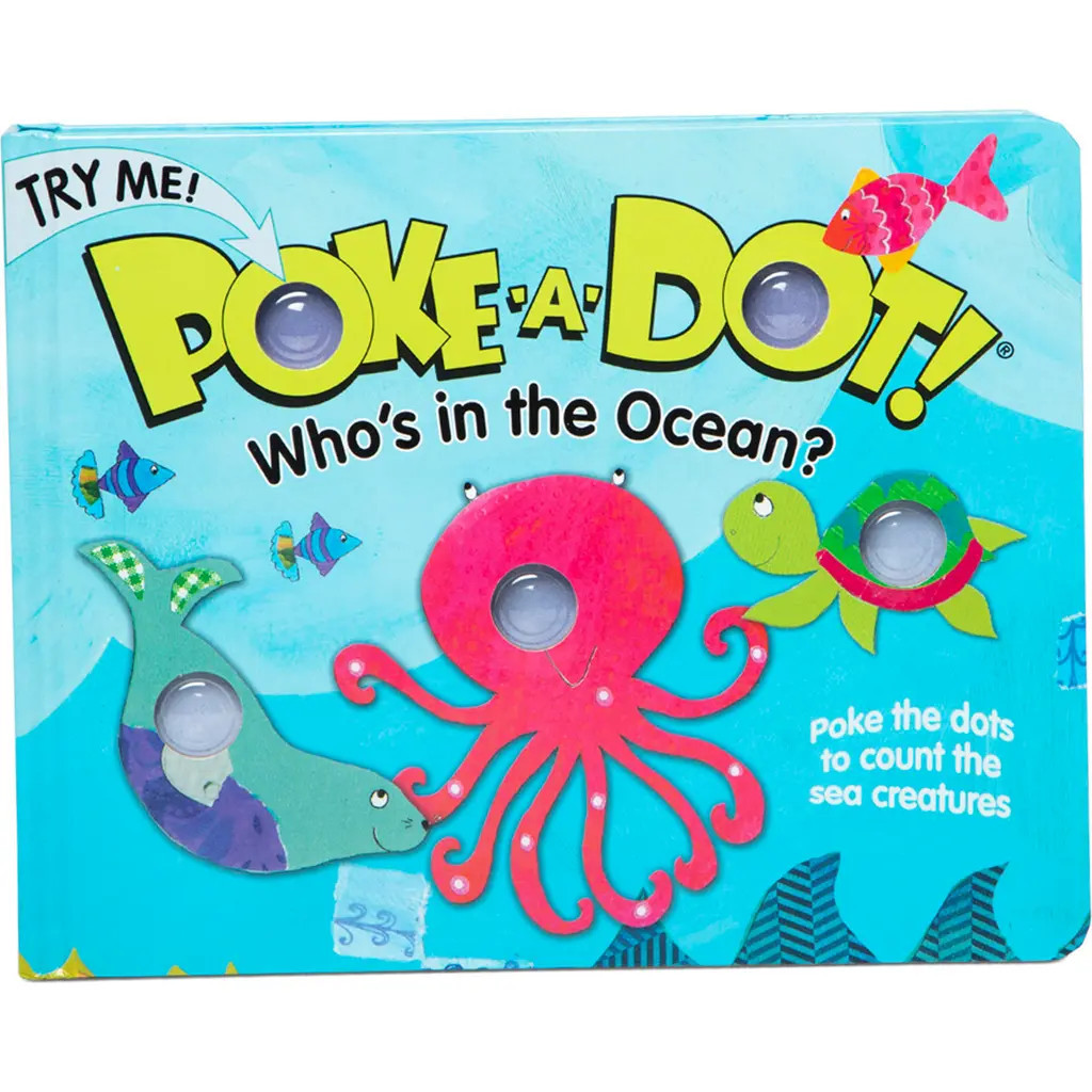 Melissa & Doug 'Poke-a-Dot® Who's in the Ocean' Book in Multi Color at Nordstrom | Nordstrom