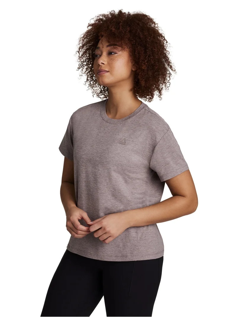 Reebok Women's Legacy 2.0 Meet and Greet Short Sleeve Top, Sizes XS-4X | Walmart (US)