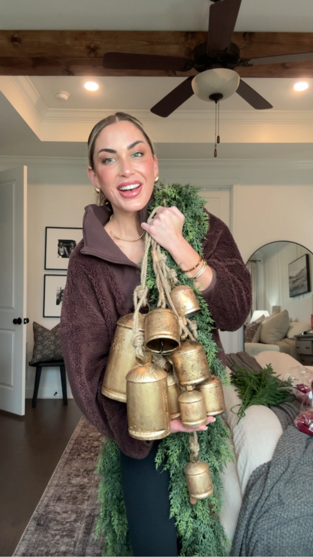 On sale NOW for Prime day- last day! 

Highlights:
1. The real touch garland stems were my top selling item of ALL of 2024 last year— they are absolutely gorgeous! I suggest getting the longest ones 
2. Do not use outdoor pinecones 
3. Burgundy is the color of the season!!


•
•
Christmas decor, velvet ornaments, large gold bells, real touch garland stems, pine cones, holiday decorations, neutral home, cozy home, amazon home, seasonal decor, mantle styling 

#LTKHome #LTKSeasonal