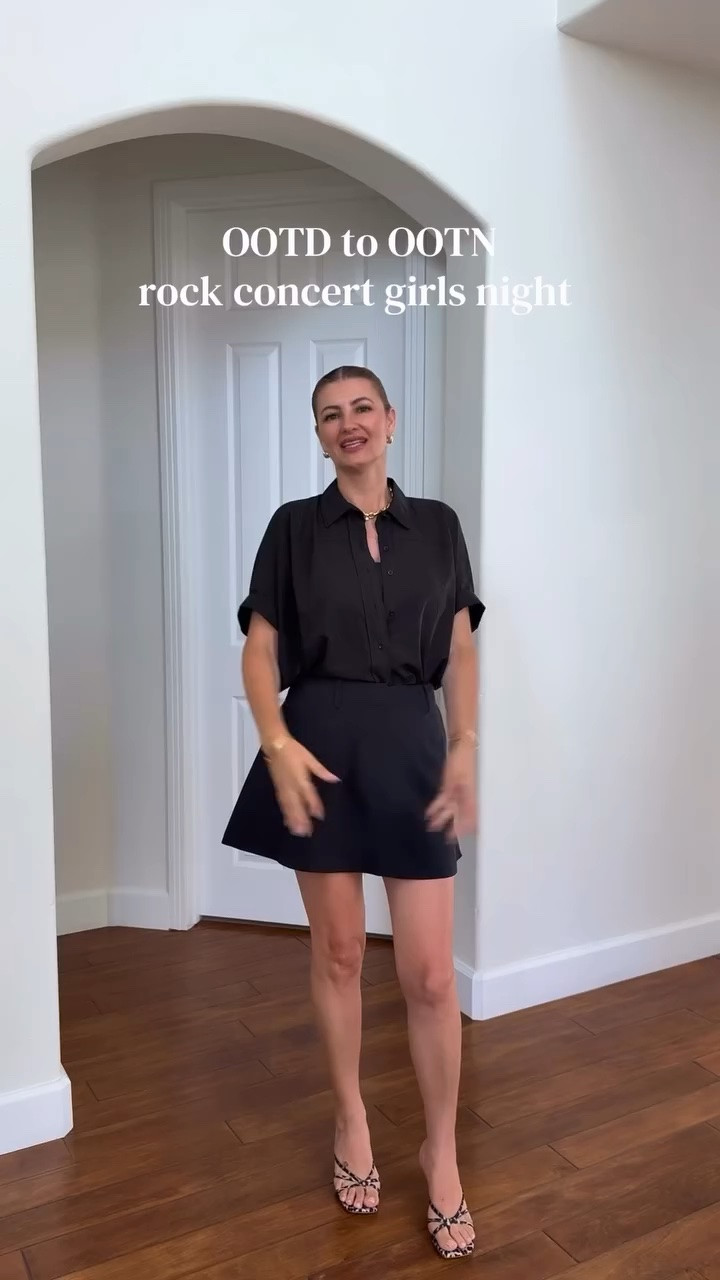 From Interior designer OOTD to a rock concert girls night out wearing the same top but switching it up..🤍🧐✨ @suleikatosquy 

#OOTD #OOTN #nubiahome #daytonight #style