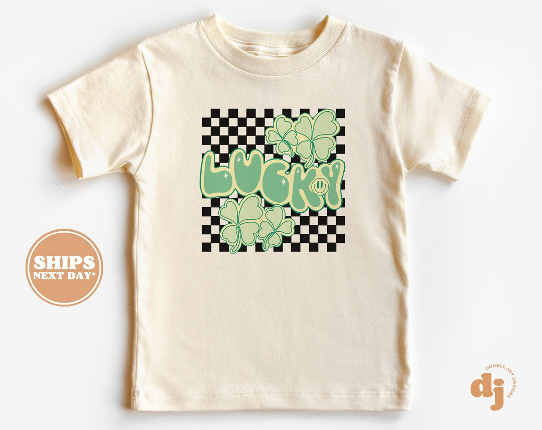 Kids St. Patrick's Day Shirt  Lucky Clover Leaf Kids - Etsy | Etsy (US)