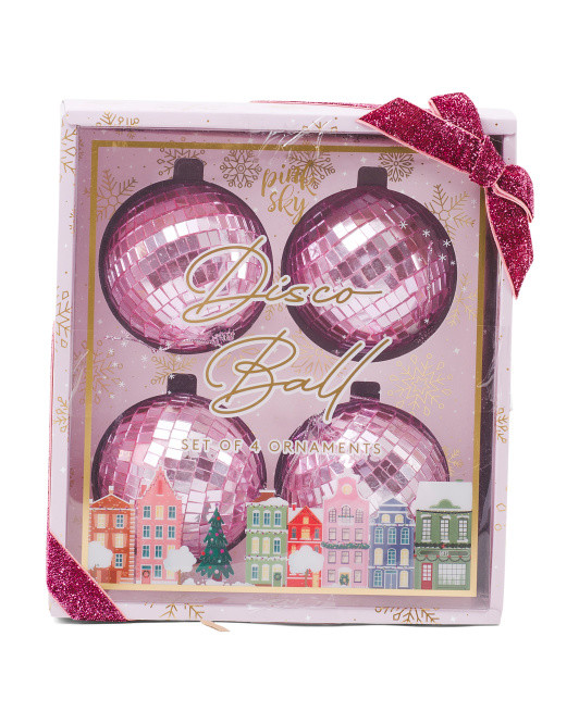 4pk Disco Ball Ornaments | Pillows & Decor | Marshalls | Marshalls