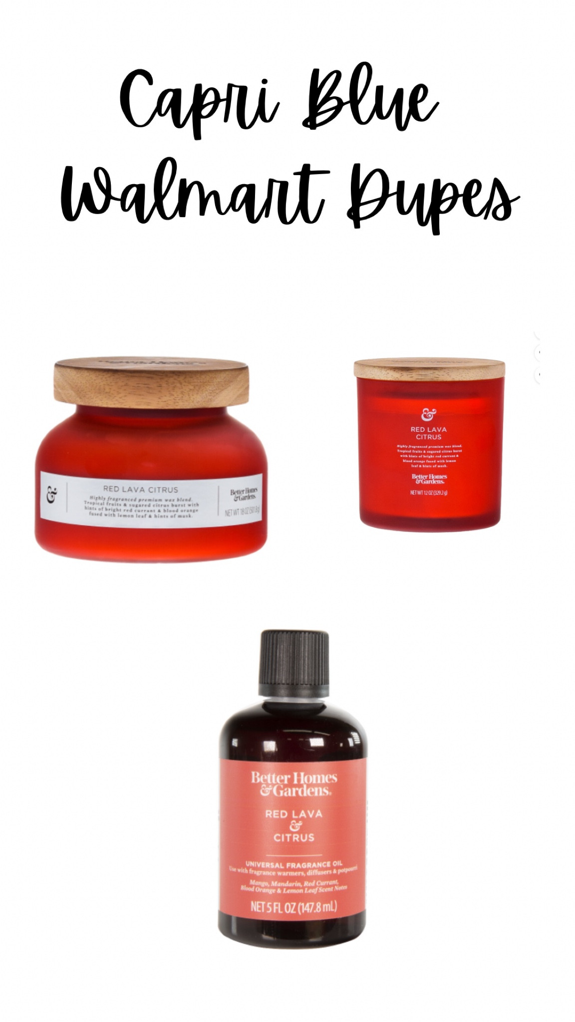 If you love the Anthropologie Capri Blue Volcano Scent, you’d got to try the Red Lava and Citrus from Walmart! 

#LTKhome