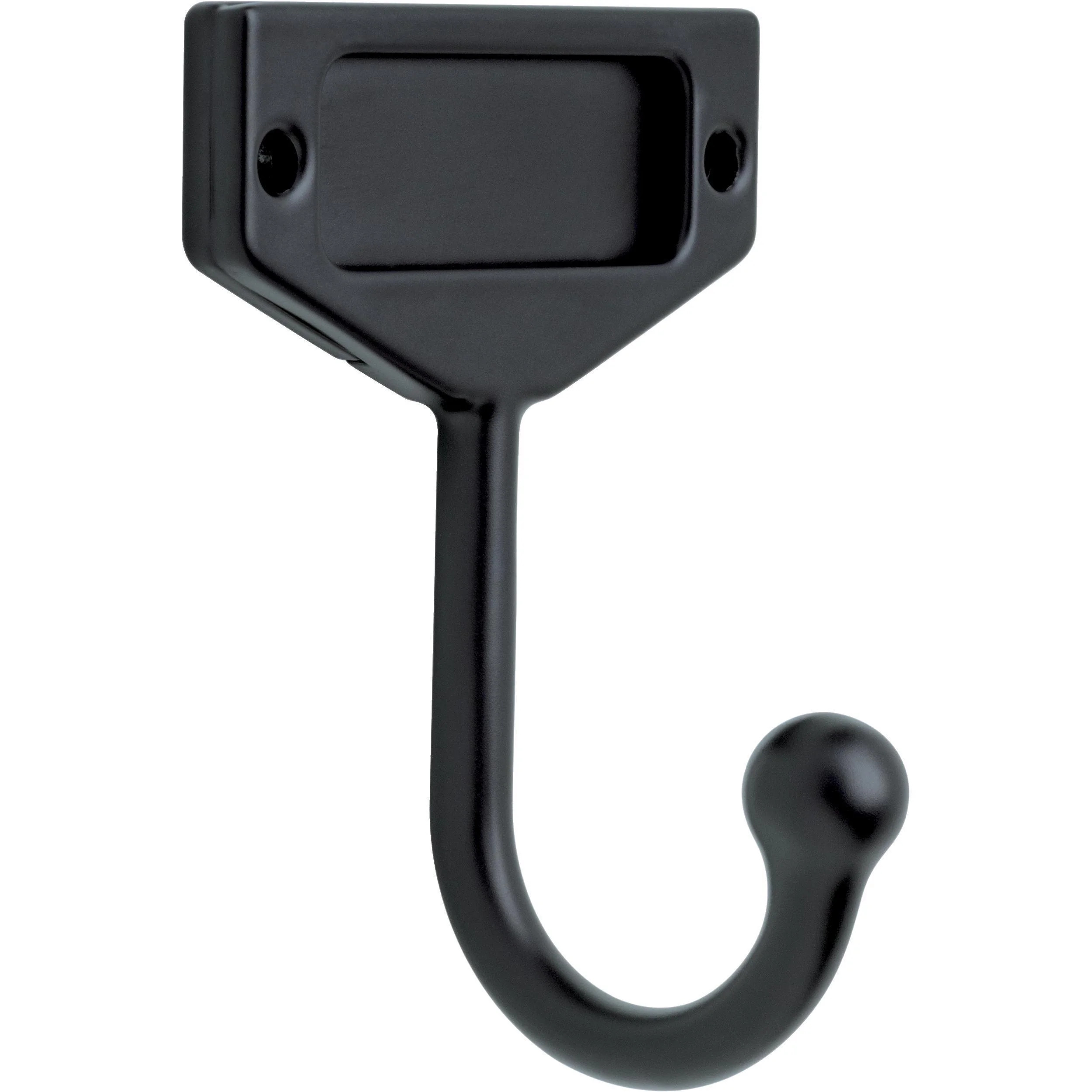 Mainstays 3 in. (76 mm) Single Prong Wall Hook in Matte Black | Walmart (US)