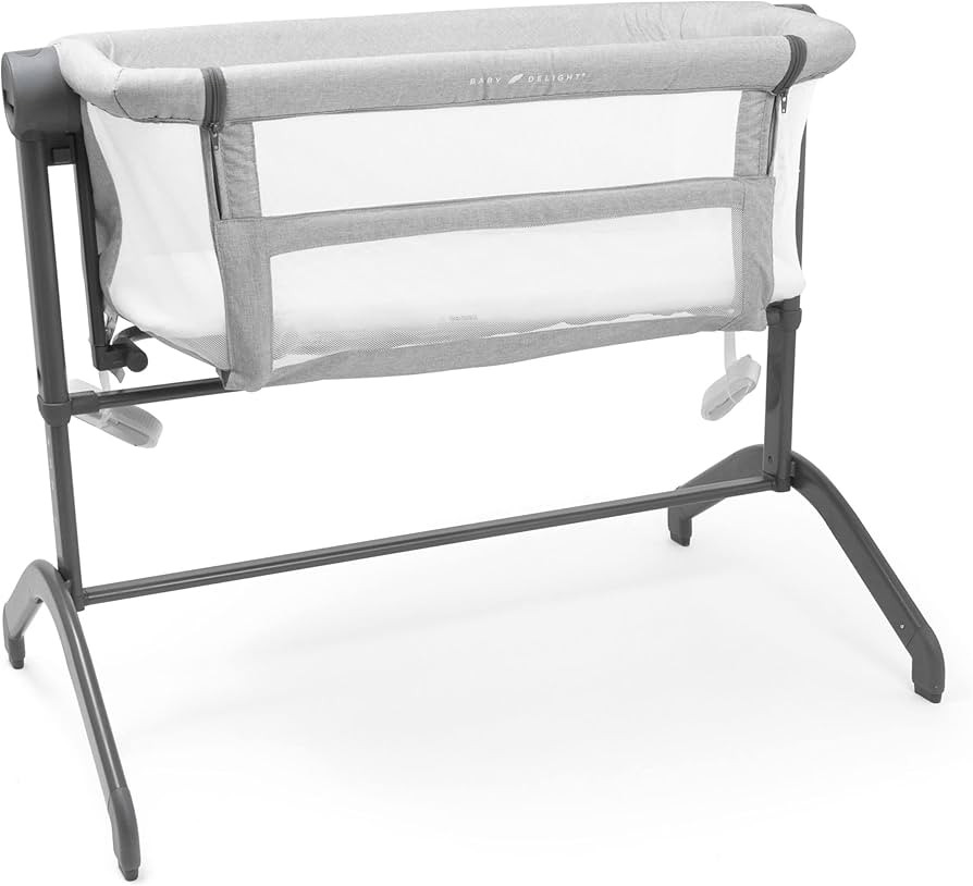 Baby Delight Beside Me Wink Bassinet | Bedside Sleeper | 7-Position Height Adjustment | Pebble Gr... | Amazon (US)