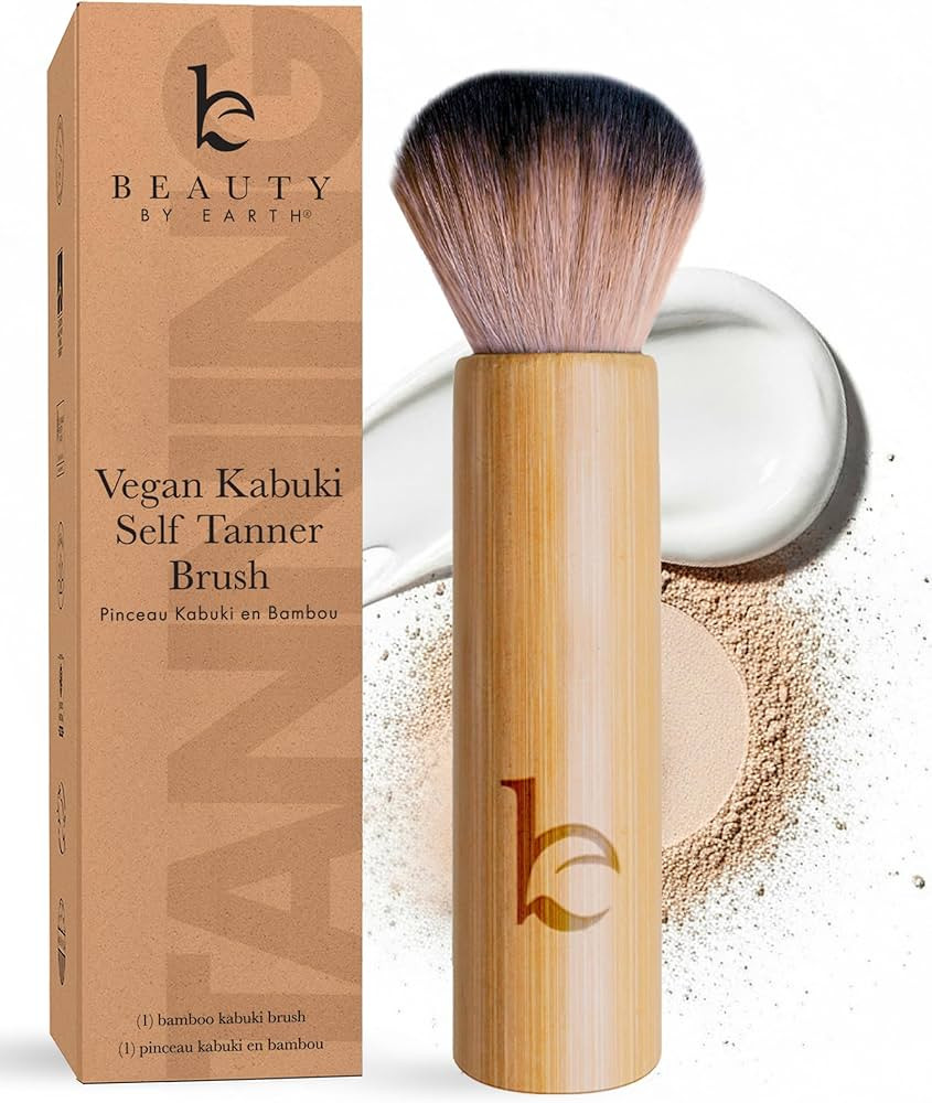 Kabuki Brush for Face - Ultra Soft Bronzer Brush for Blush, Loose Powder, Powder and Liquid Found... | Amazon (US)
