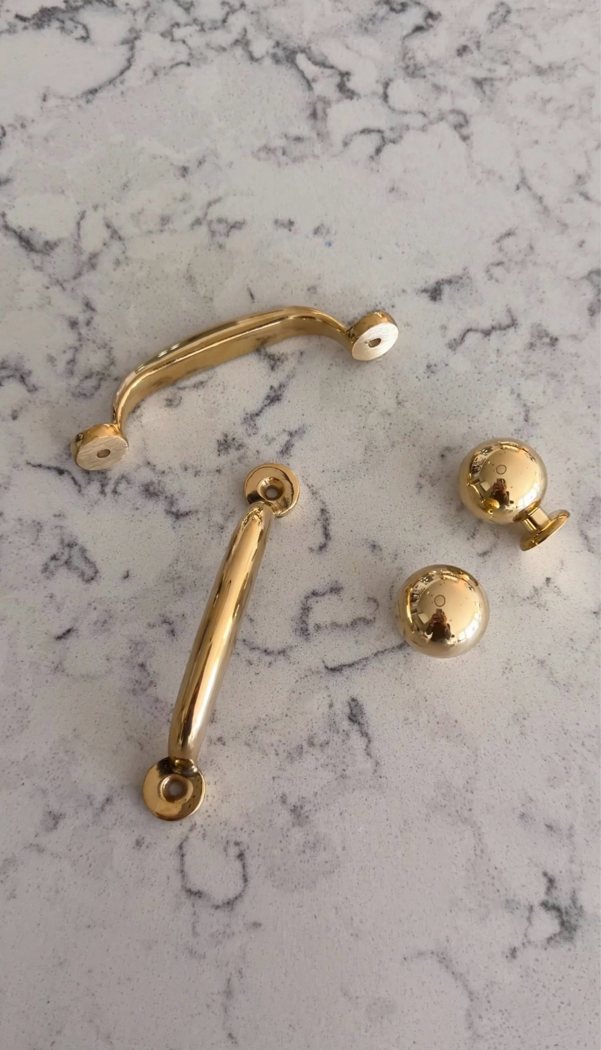 Unlacquered brass these are absolutely beautiful. The price was so good.👌🏼 | Kitchen remodel

#LTKHome