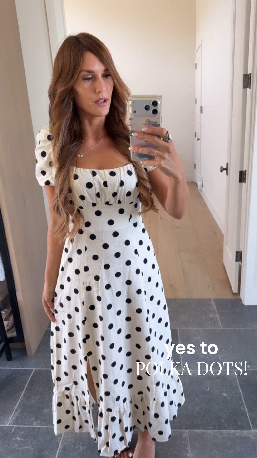 $75 for the whole outfit— Linked the dress & shoes!!! LOVE!

I got the size 4. Seems to fit true to size

#springdresses #springoutfits2026 #datenightoutfits #polkadots #springstyle 

#LTKdayinmylife #LTKPetite #LTKHome