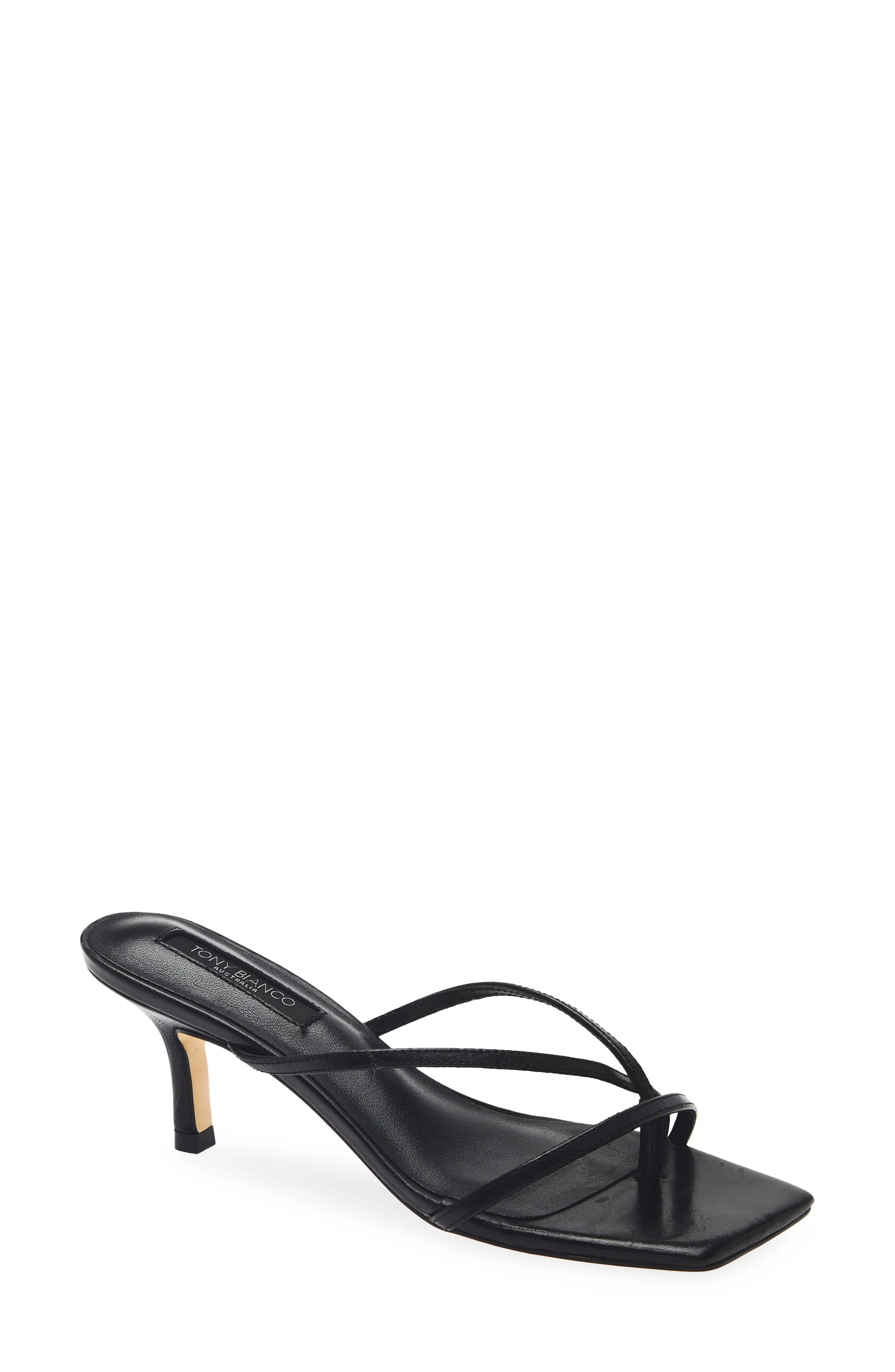 Tony Bianco Roxta Sandal in Black Vintage at Nordstrom, Size 6.5 | Nordstrom