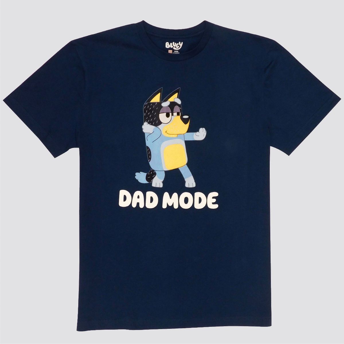 Men's Bluey Dad Short Sleeve Graphic T-Shirt - Navy Blue | Target