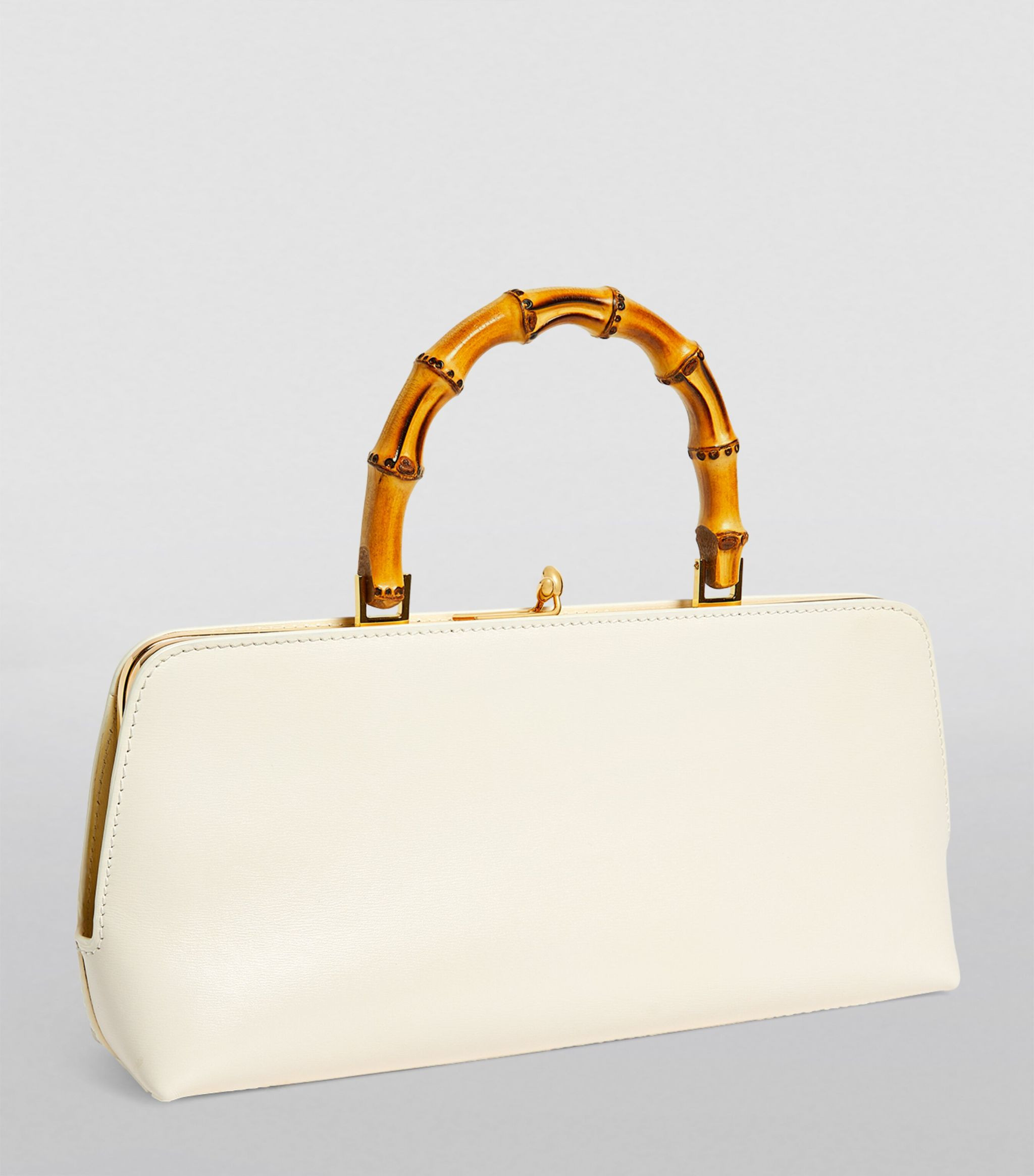 Small Leather Goji Top-Handle Bag | Harrods