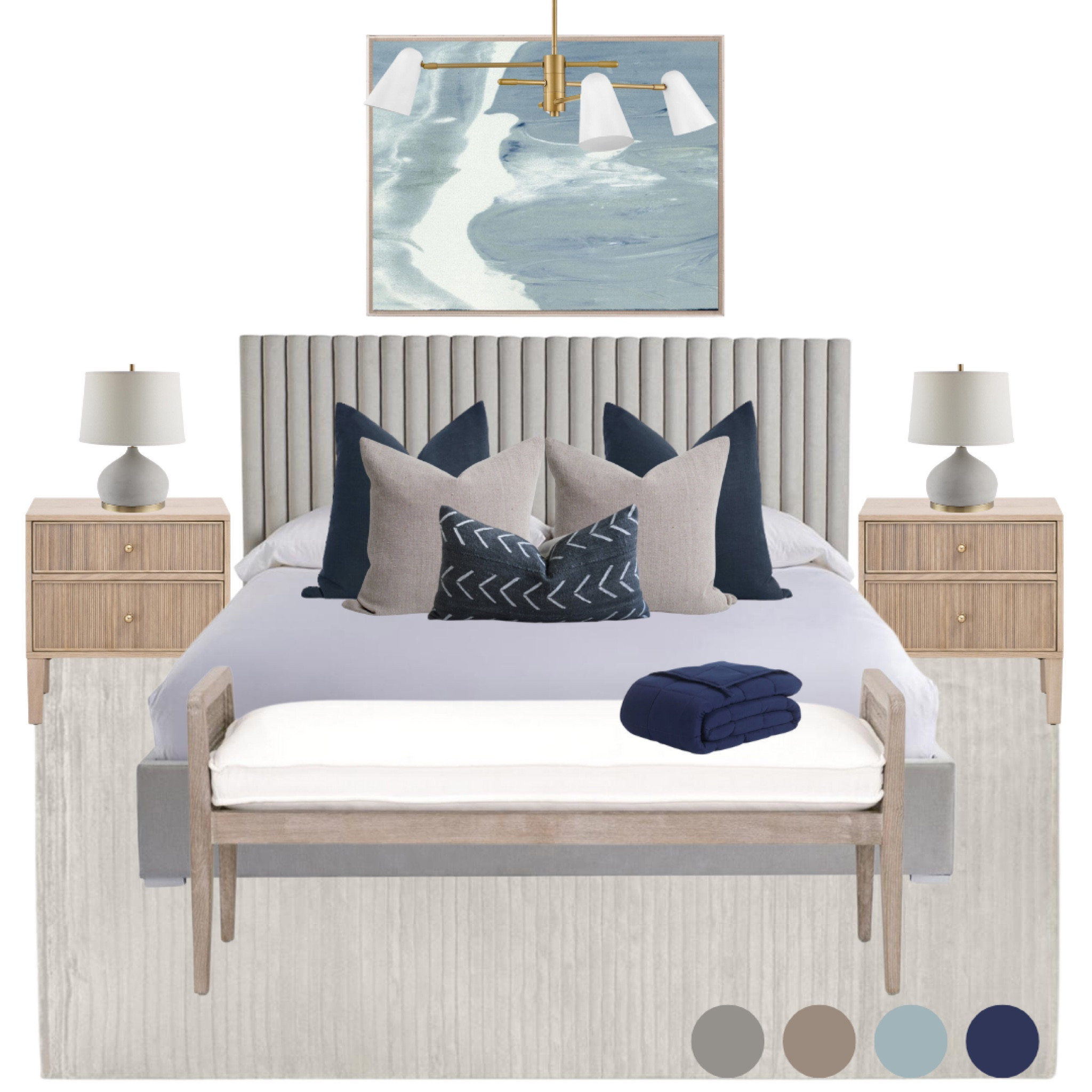 Coastal Bedroom Design 🐚 

#LTKhome