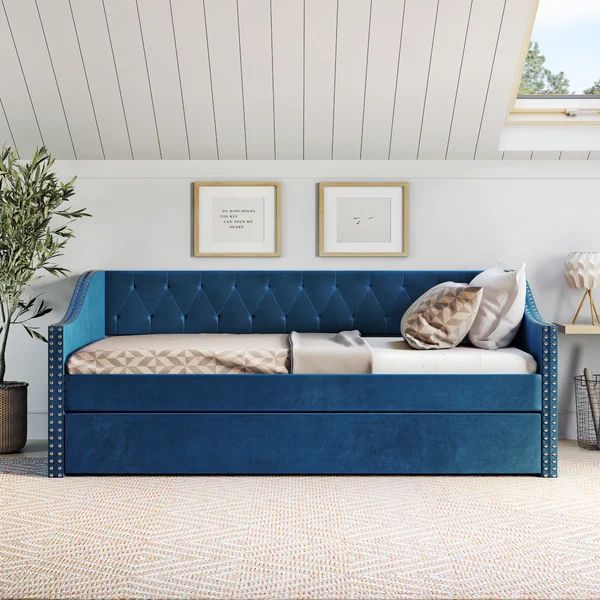 Madonna Upholstered Daybed with Trundle | Wayfair North America
