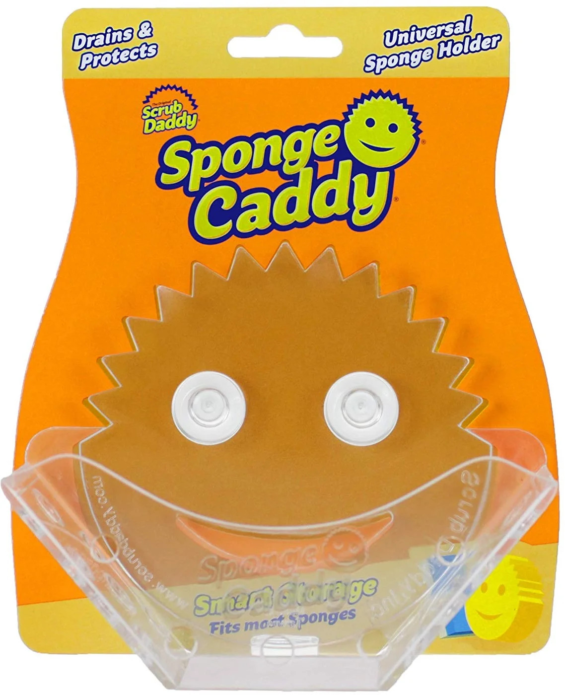Scrub Daddy Sponge Holder - Daddy Caddy - Suction Sponge Holder Sink Organizer for Kitchen, Self ... | Walmart (US)