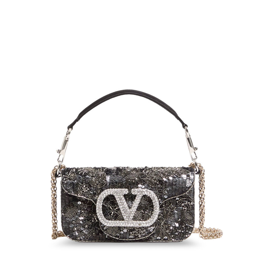 Valentino Garavani Loco Embroidered Satin Crossbody Bag | Jomashop.com & JomaDeals.com