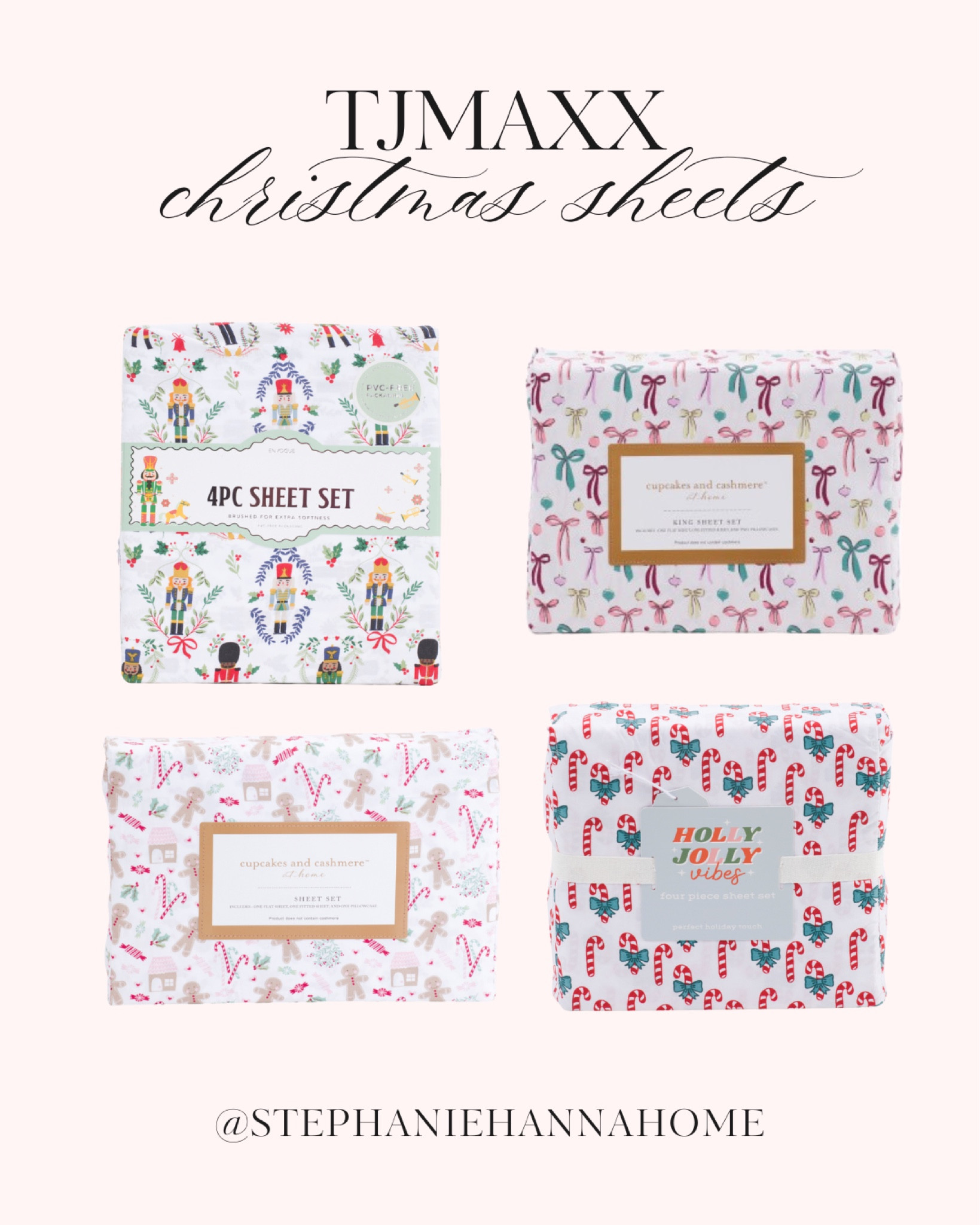 TjMaxx Christmas Bed Sheets 

#LTKHome #LTKHoliday #LTKFindsUnder50