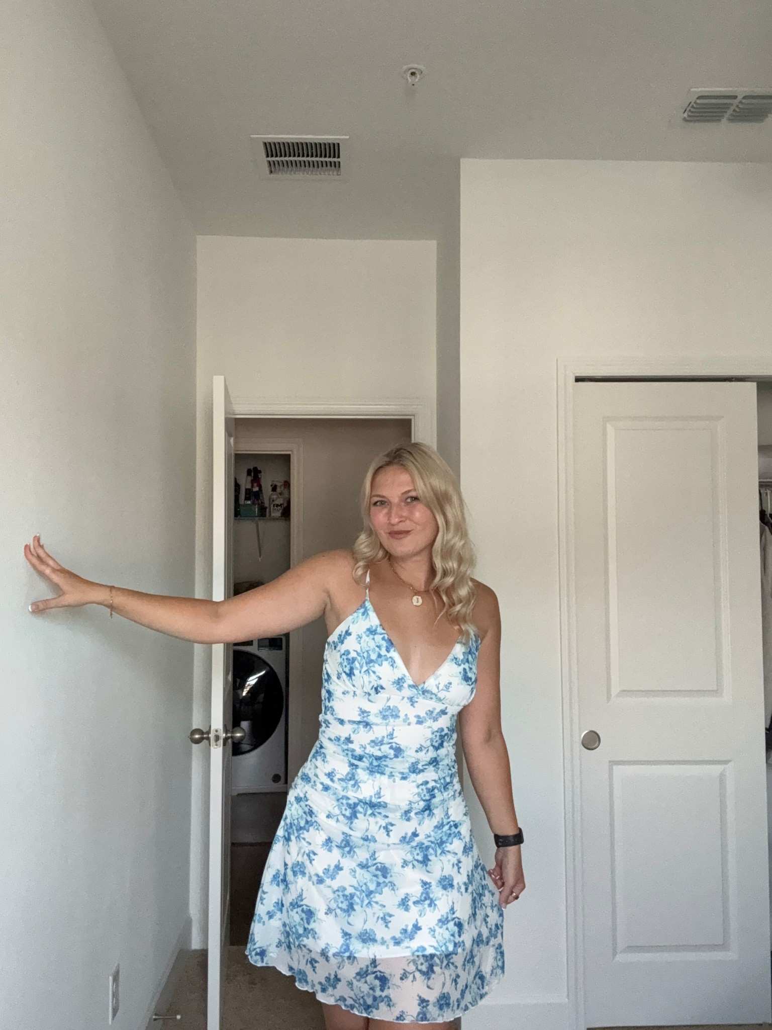 Blue floral mini dress 💙

#LTKStyleTip #LTKFindsUnder50 #LTKTravel