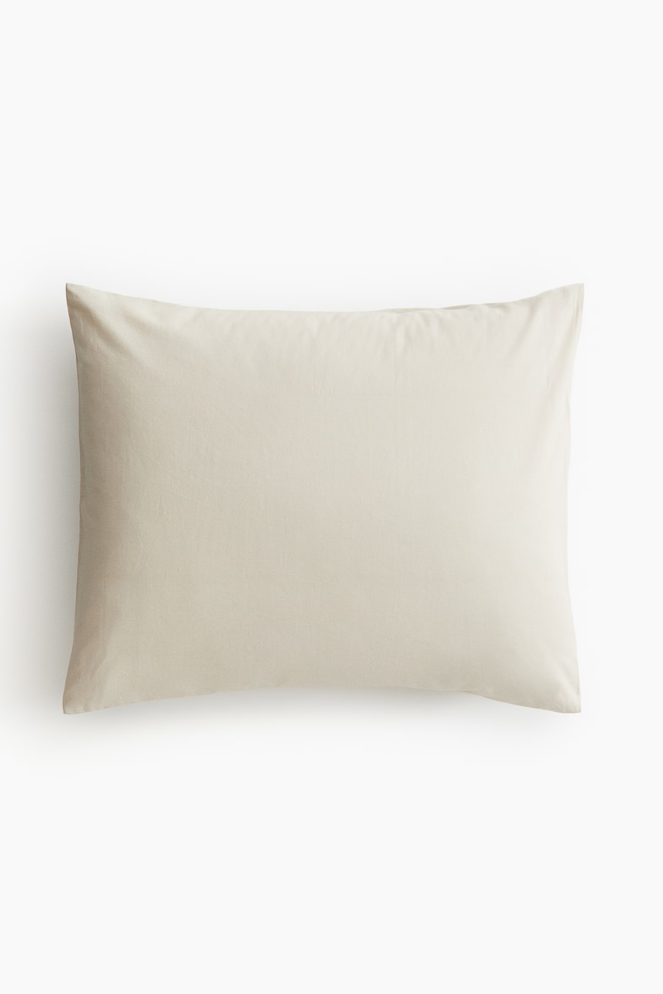 Cotton Pillowcase - Light dusty beige - Home All | H&M US | H&M (US + CA)