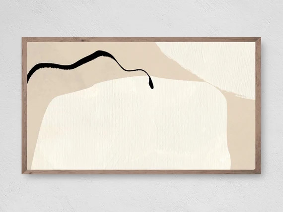 Samsung Frame TV Art, Minimalist Canvas, Samsung Art TV, Abstract Art, Digital Download for Samsu... | Etsy (US)